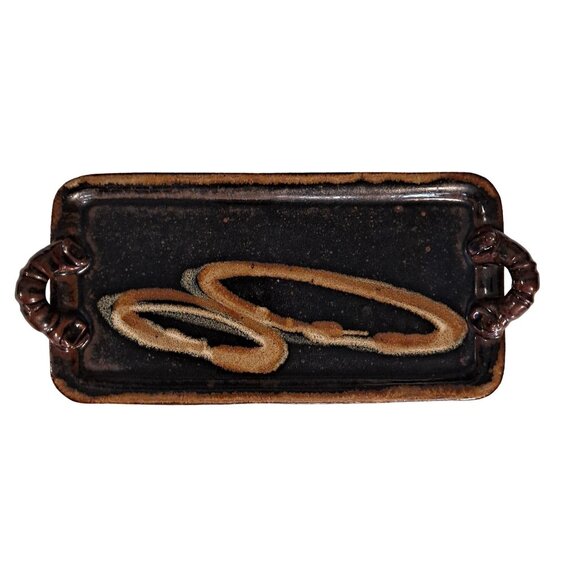 Margaret And Rick Fitch Studio Pottery Tray Mid Century Modern Style - Picture 1 of 6